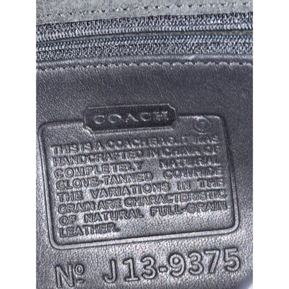 Classic Coach Mini Leather Crossbody Bag In Black With Gold Hardware - Picture 9 of 9